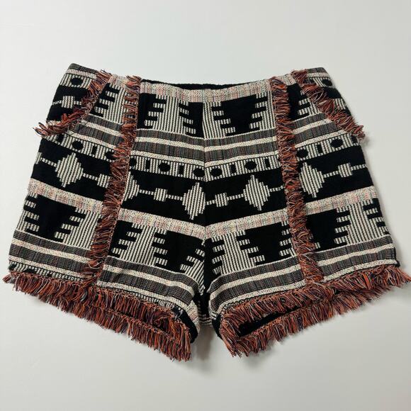 Molly Bracken Aztec Printed High Waist Short Size Small - Picture 1 of 6